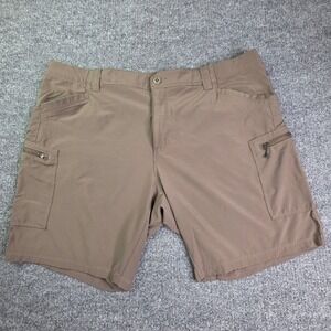 5.11 Tactical Cargo Shorts Mens 44 Brown‎ Ripstop Stretch Utility 73365-367